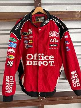 Vintage Carl Edwards #99 Office Depot NASCAR Racing Jacket